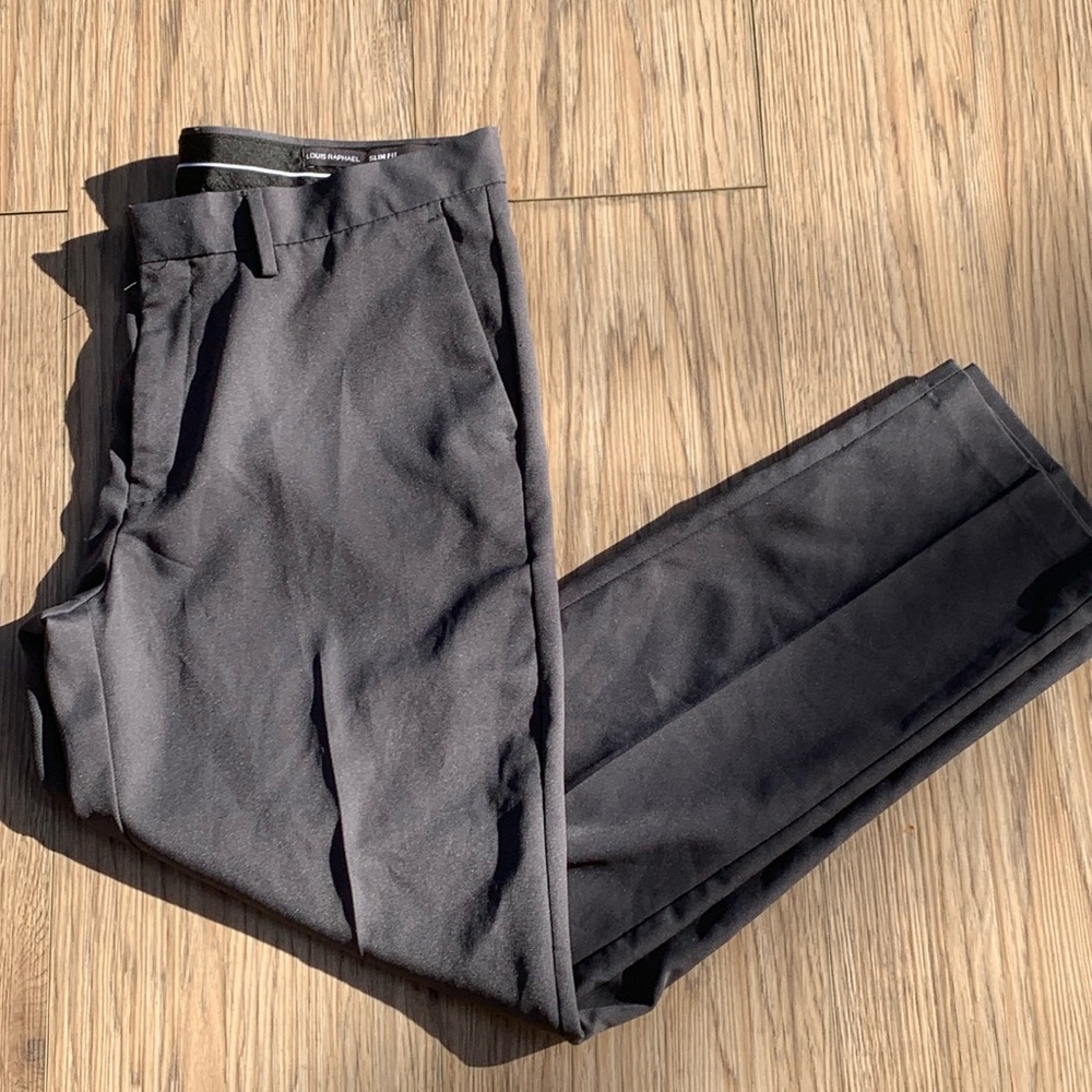 Men’s Louis Raphael Slim Fit Never Worn Grey Dress Pants